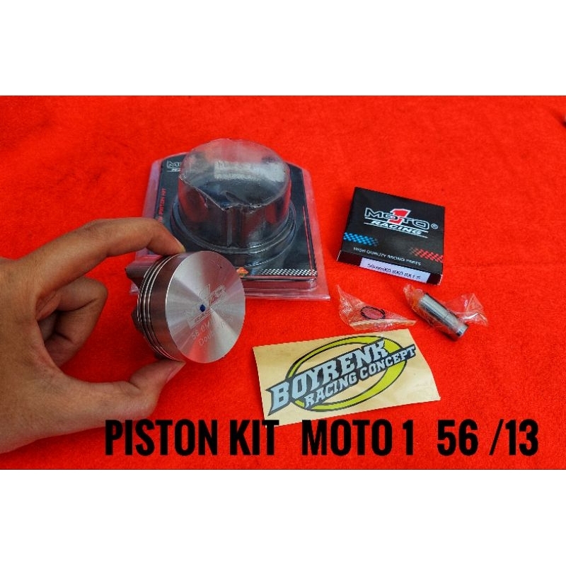 PISTON KIT MOTO 1 RACING FORGED 56 PEN 13-BOYRENK RACING