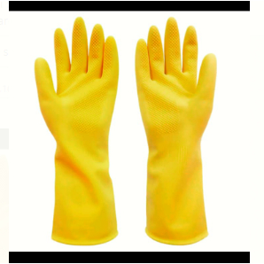 DHIO - Sarung Tangan Karet Latex Cuci Piring / Sarung Tangan Kebun Taman Anti Slip / Household Rubber Gloves Serbaguna