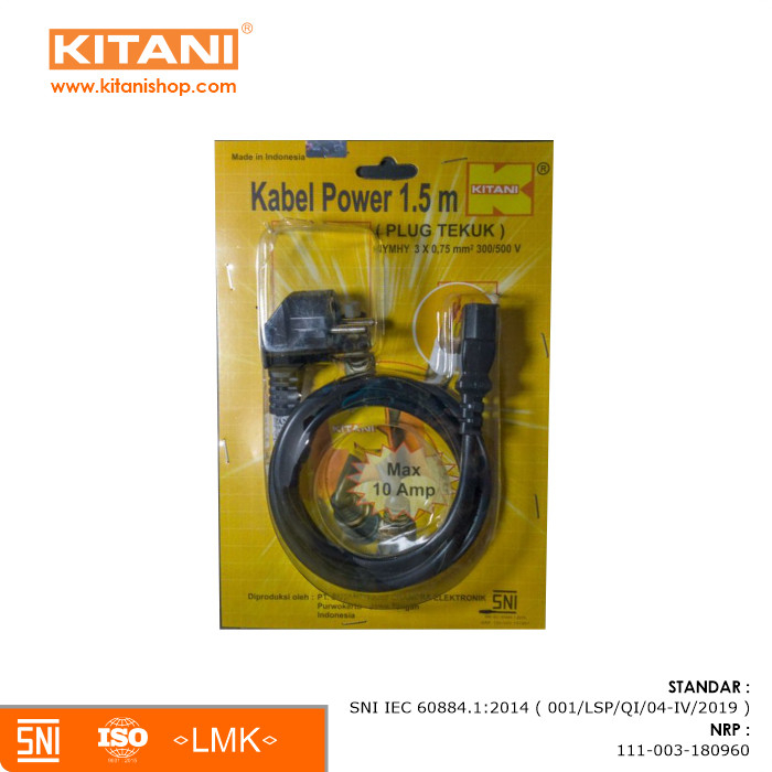 Kabel Elektronik/Komputer/PCU Kualitas Bagus Tembaga Murni Kabel ISI 3 KITANI