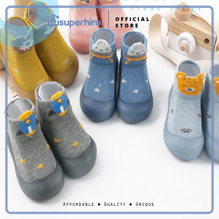 Baby Prewalked Long Socks Sepatu Bayi Anak Lucu Pop 1-2 tahun