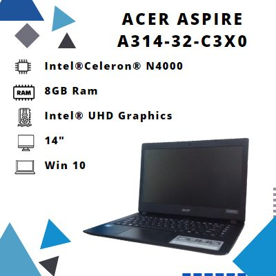 ACER ASPIRE A314-32-C3X0 (SECOND) - LAPTOP ACER