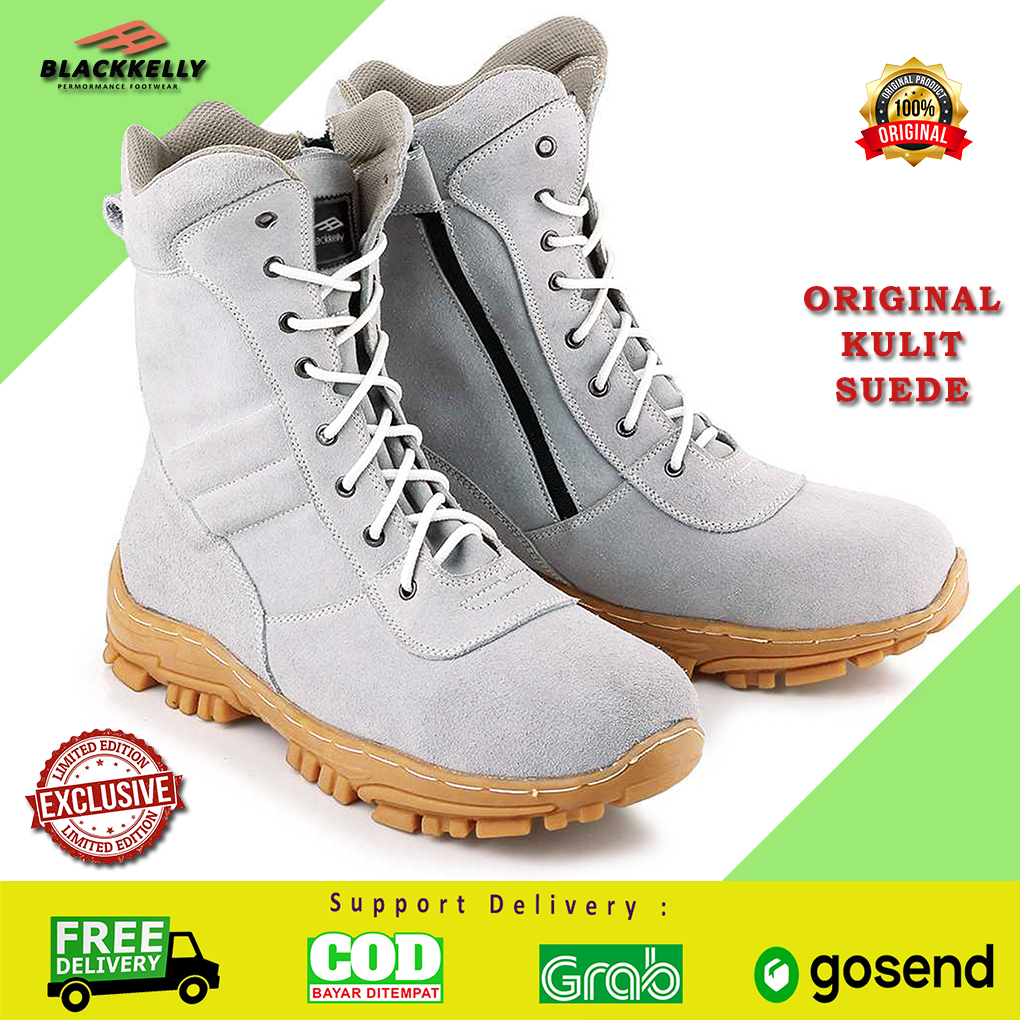 Sepatu Bots Pria Casual Murah Keren Original Distro/Sepatu Spatu Safety Bots Bot Boots Boot Kulit Pr