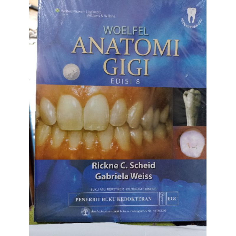 ORIGINAL & NEW BUKU: ANATOMI GIGI, WOELFEL, EDISI 8, EGC