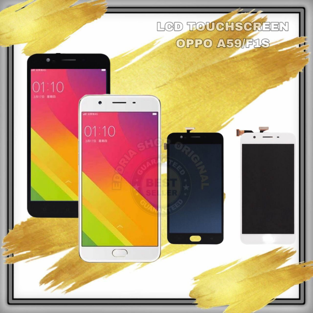 LCD TOUCHSCREEN OPPO A59 F1S LCD TS BLACK NEW