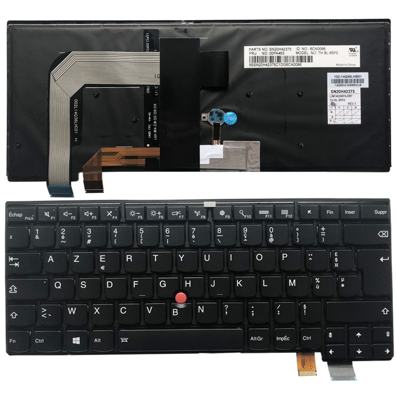 Keyboard Lenovo ThinkPad T460 T460S T460P T470P Backlight