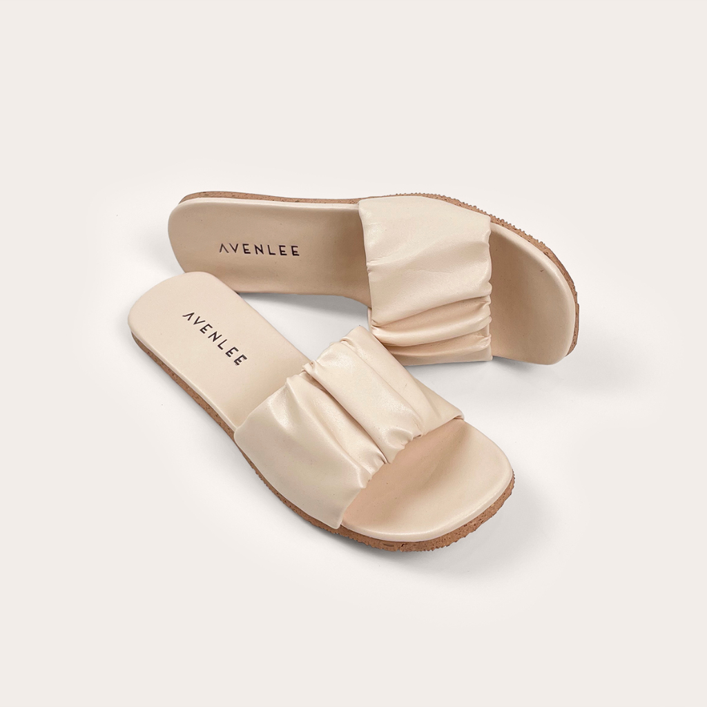 Sandal Selop Wanita Minimalis Flat Teplek Sol Karet Anti Licin Avenlee Sibel