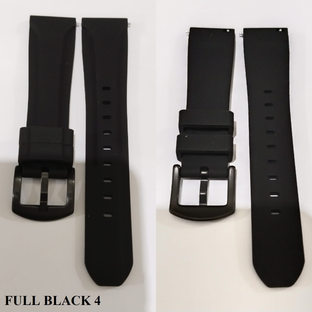 STRAP TALI KARET RUBBER JAM TANGAN SILICONE BERBAGAI UKURAN 18 MM-26 MM