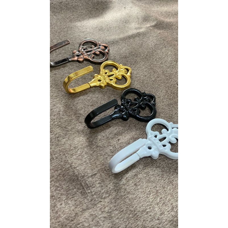 Hook Gorden Besi Minimalis/Hook Queen/Hook Royal/Cantolan Gorden