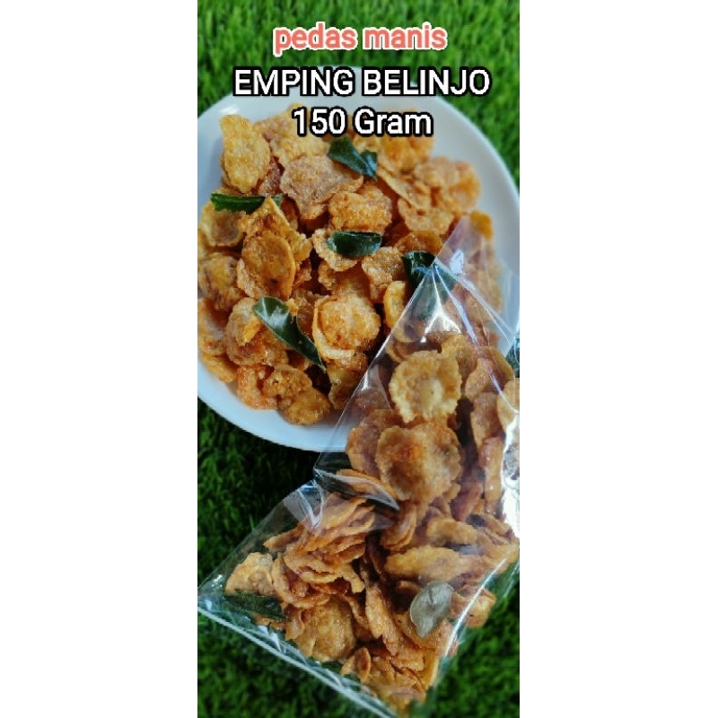 

Emping Belinjo Pedas manis 150gram renyah