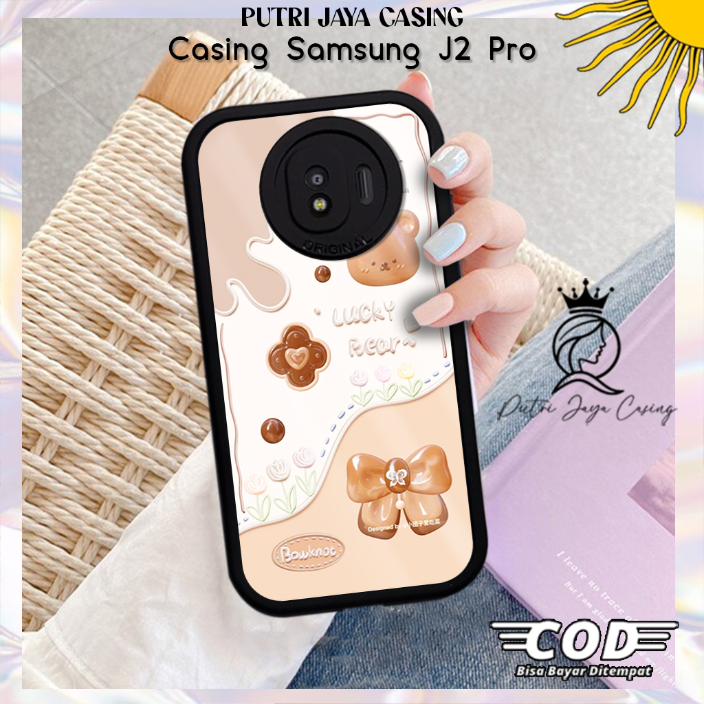 Case Hp Samsung J2 Pro Casing Samsung J2 Pro Motif BEAR02 Casing Terbaru Case Karakter Lucu Casing L