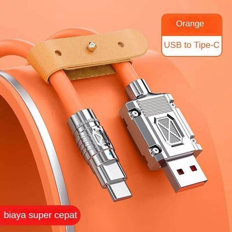 KABEL DATA SUPER AWET FAST CHARGING 120WATT MICRO USB /TYPE C /LIGHTNING KAULITAS BAGUS