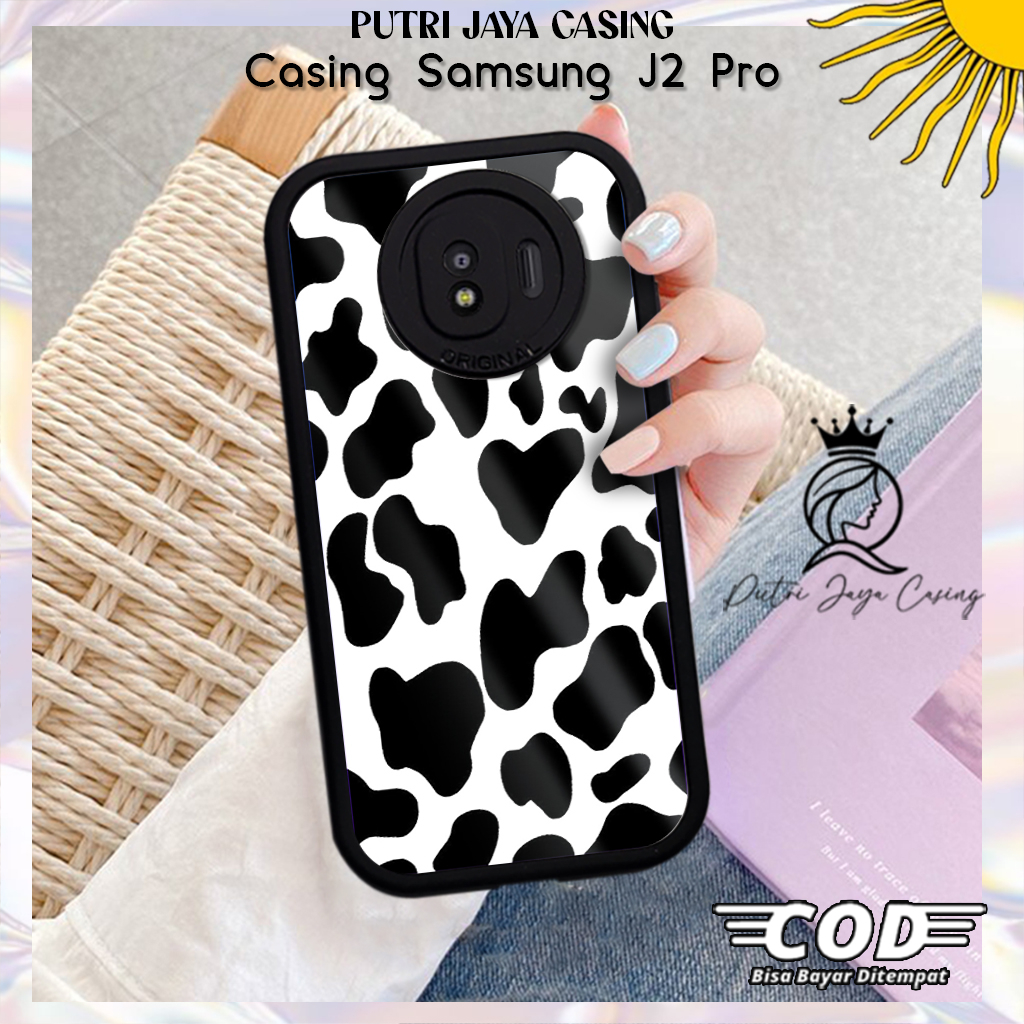 Case Hp Samsung J2 Pro Casing Samsung J2 Pro Motif COW 001 Casing Terbaru Case Karakter Lucu Casing 