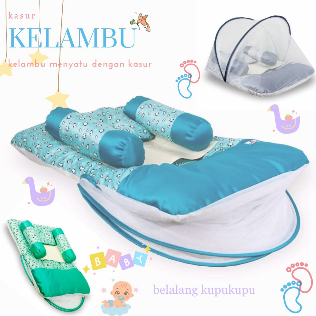 Kasur Bayi Lipat Kelambu Tosca