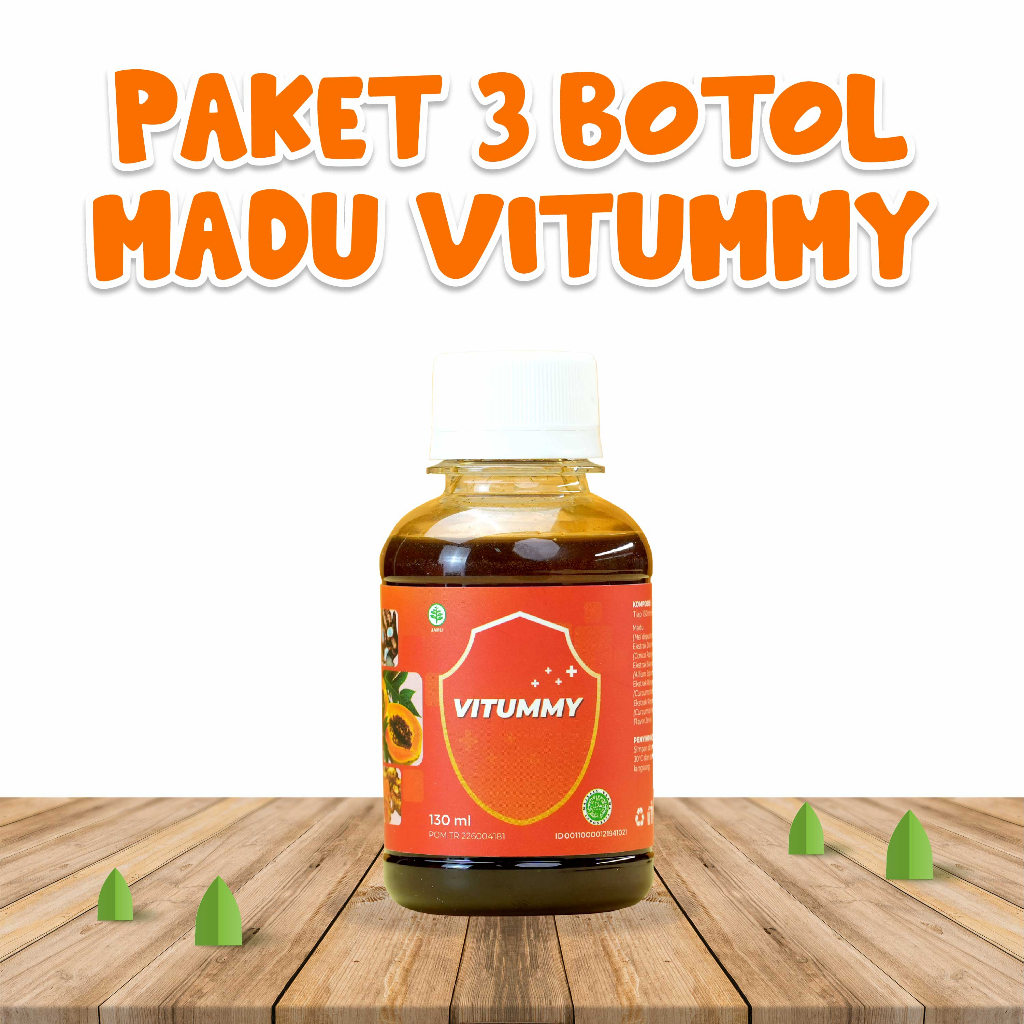 Vitummy -  Madu Paket 3 Botol 130ml