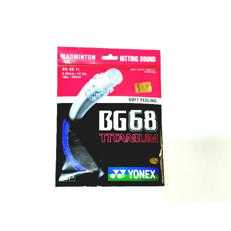 SENAR RAKET BULUTANGKIS YONEX BG 68 Titanium ORI