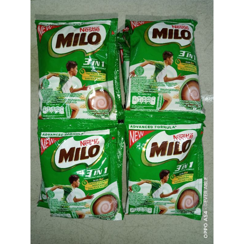 MILO 3 IN 1 SACHET 34 GR X 10