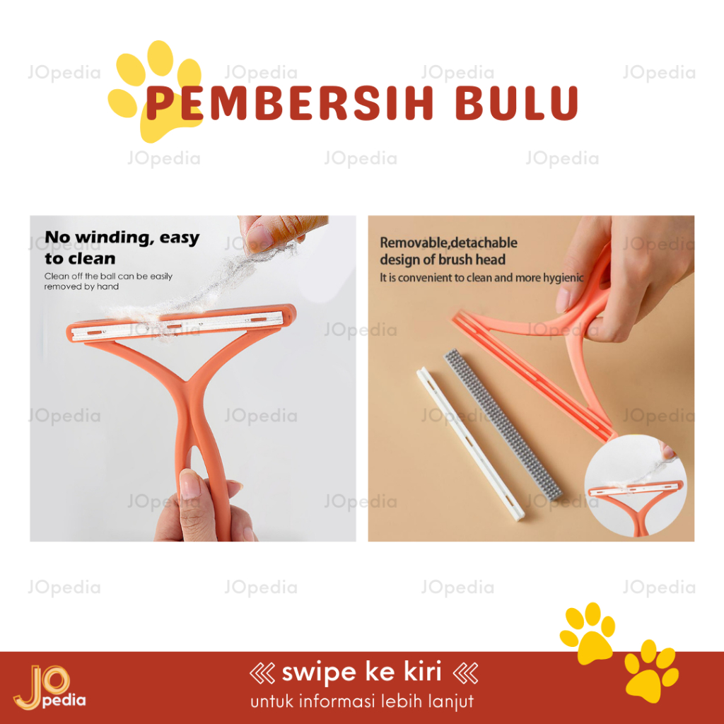 PEMBERSIH BULU Kucing Anjing Kelinci Hewan Pet Lint Remover Portable