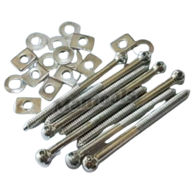 Baut Dipan kasur ranjang dari kayu KZK 7,5 x 100mm Tempat Tidur baut Mata 40pcs