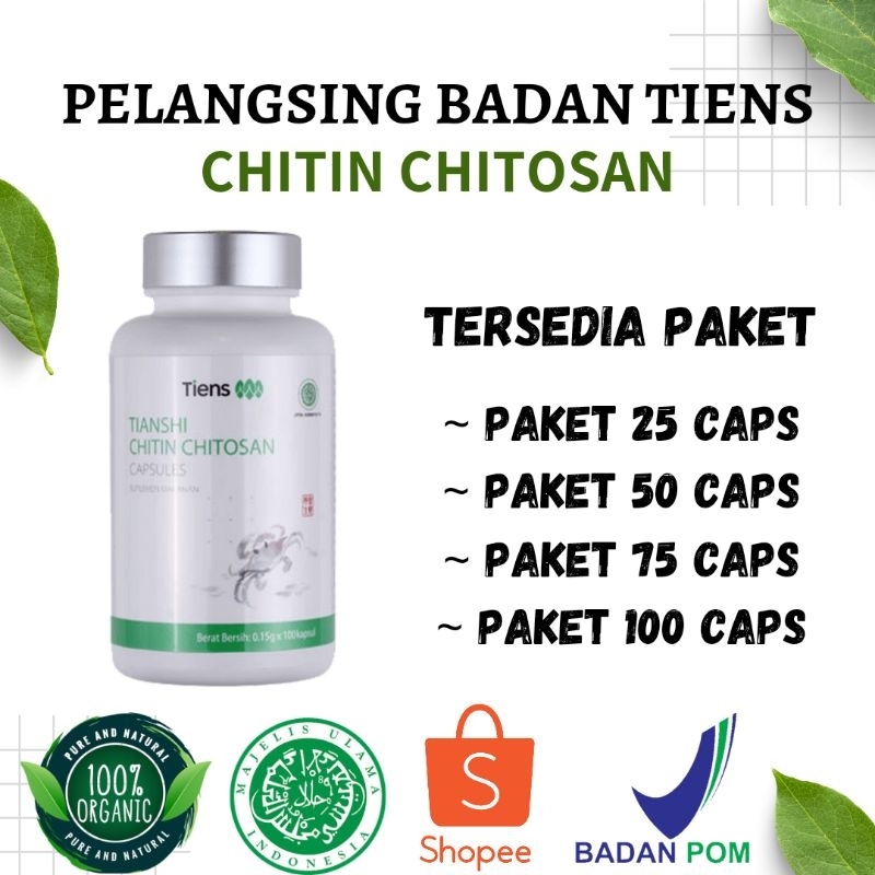[ TERLARIS ] CHITIN CHITOSAN | PELANGSING BADAN AMPUH 1 DAY 1 KG , PELANGSING BADAN IDEAL , OBAT DIE
