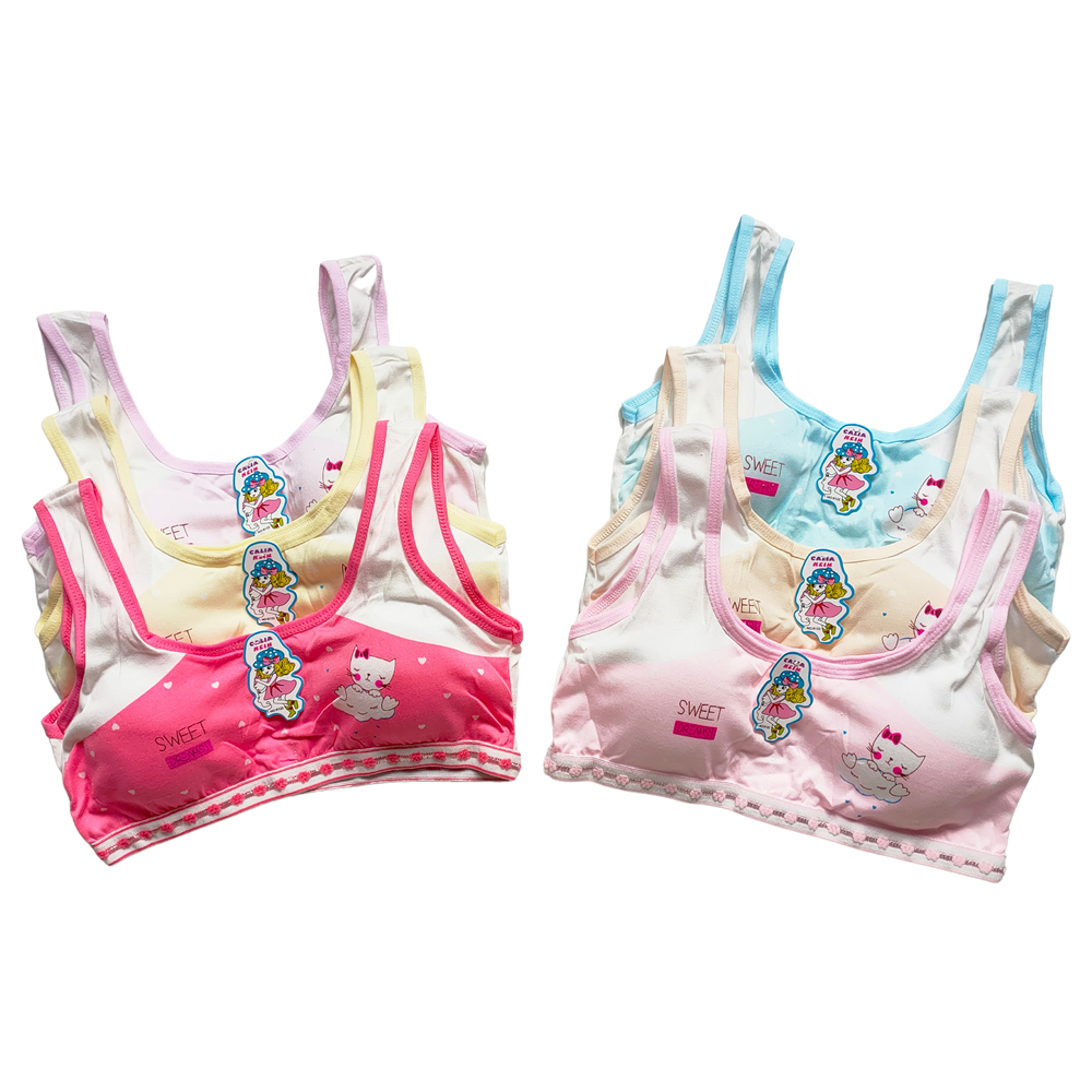 Miniset Busa Calia Kein Anak ABG Perempuan / Miniset Cup Bra Karakter Tali Besar