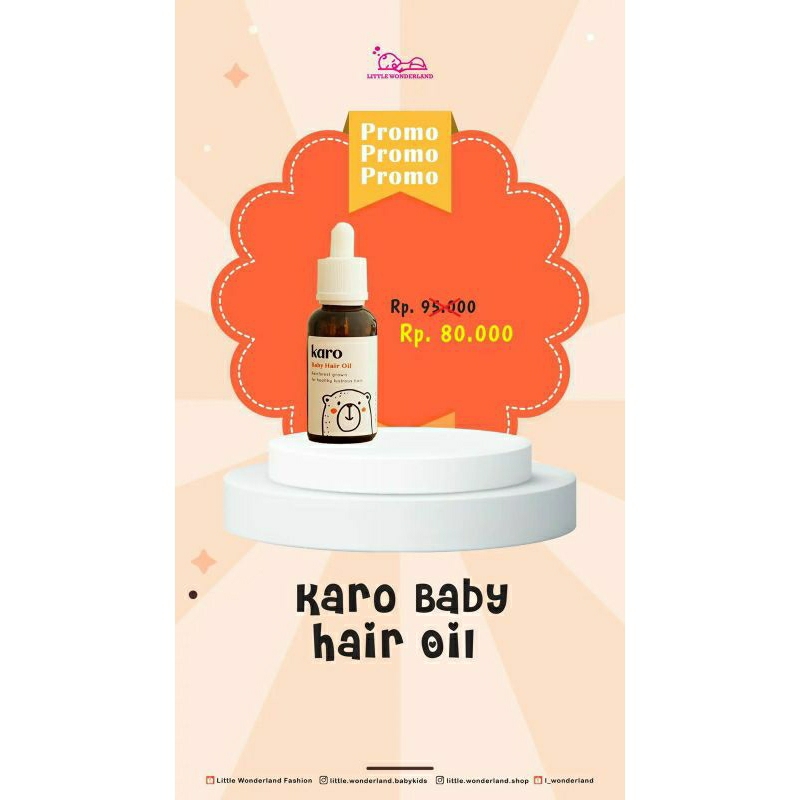 Karo Baby Hair Oil kemiri