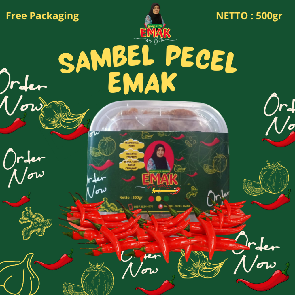 

SAMBEL PECEL EMAK SUPER PEDAS 500GR