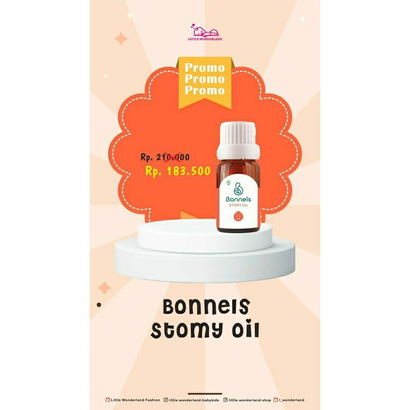 Bonnels Stomy Essential Oil - Solusi Untuk pencernaan dan Menambah nafsu makan anak