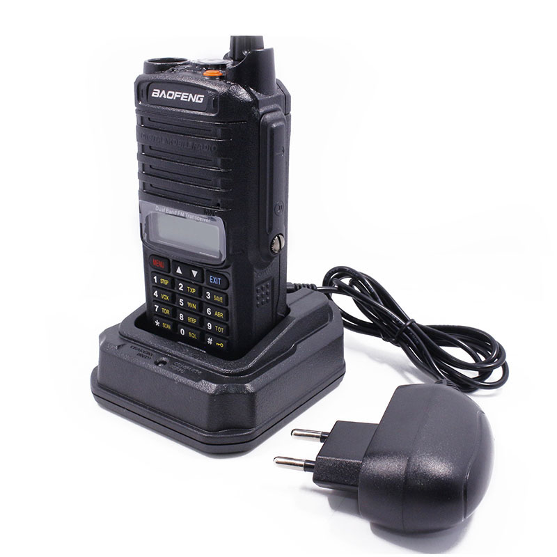 Charger HT Walkie Talkie UV-9R Plus BF-A58 with Light Indicator - CHR-9700 - Black