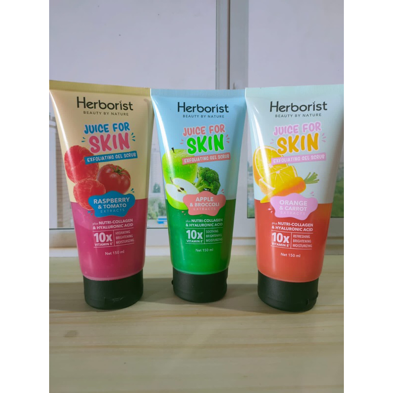 Herborist juice for skin EXFOLIATING GEL SCRUB 150ml