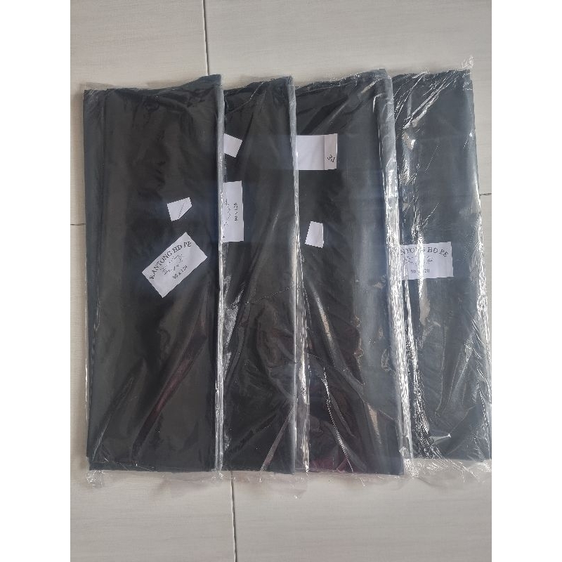 Plastik sampah/kantong plastik sampah/trash bag hitam tebal 90x120