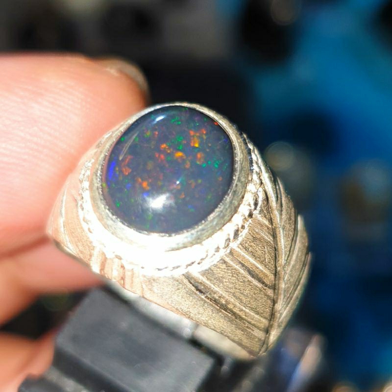 batu kalimaya black opal asli banten