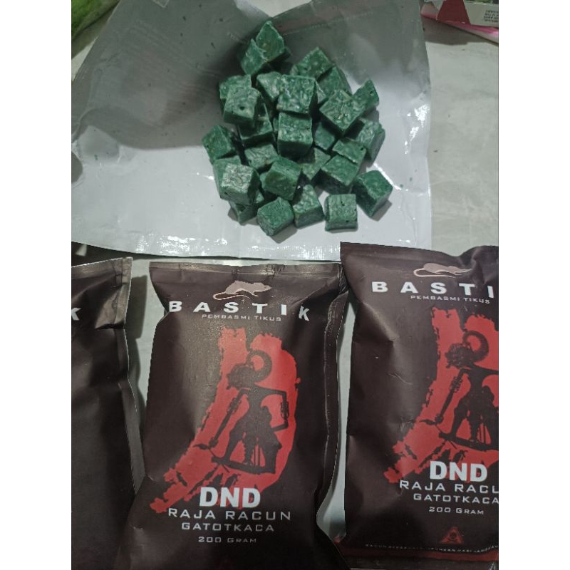 RACUN TIKUS BASTIK DND RAJA RACUN SANGAT AMPUH 200 gram/ 50 pcs.