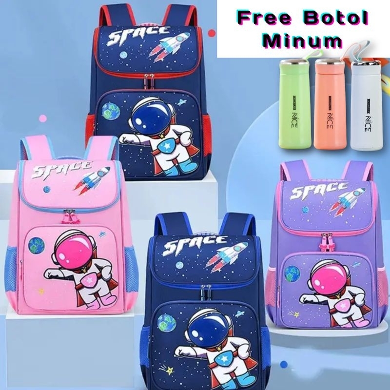 Terbaru Ransel Anak Ransel Sekolah Ransel Motif Astronot Ransel Unisex