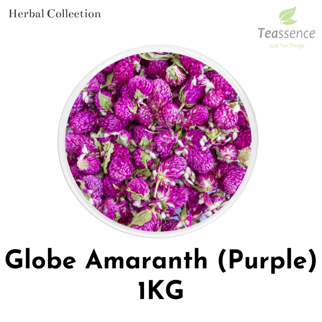 

Purple Globe Amaranth Dried Flower Tea / Bunga Amaranth Kering/ Bunga Kenop Bulk1KG