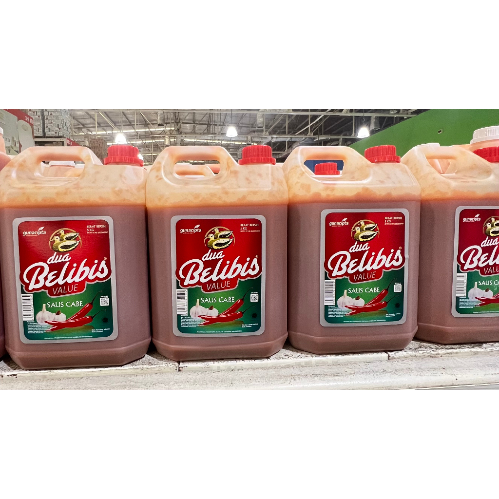 

5 KG DUA BELIBIS VALUE SAUS CABE JERIGEN