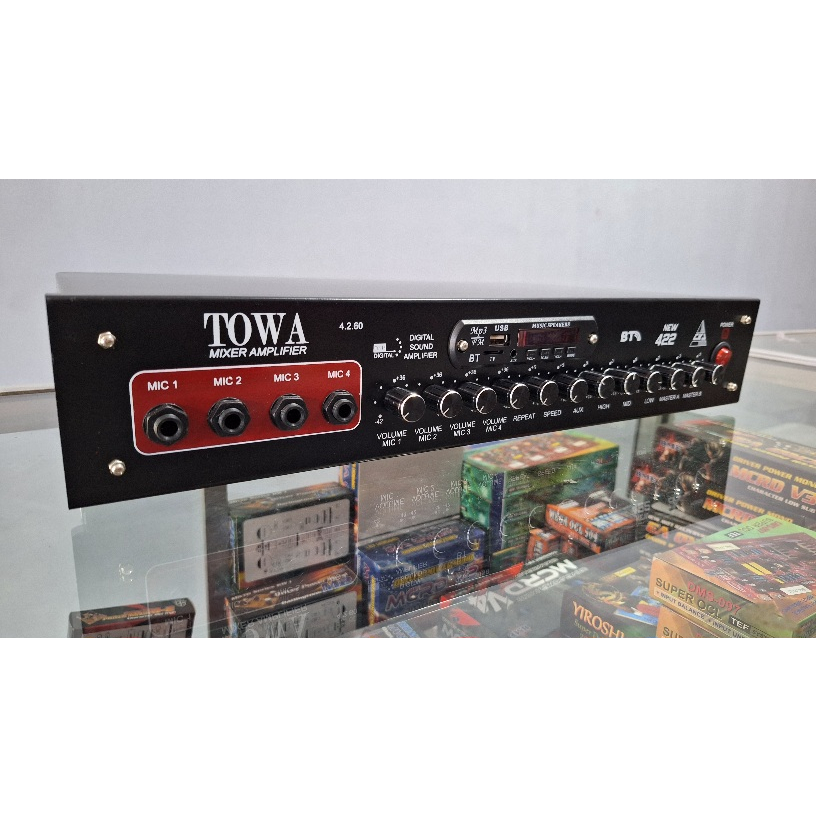 POWER AMPLIFIER AMPLI TOA TOWA BLUETOOTH (mp3,radio,usb) NEW TYPE