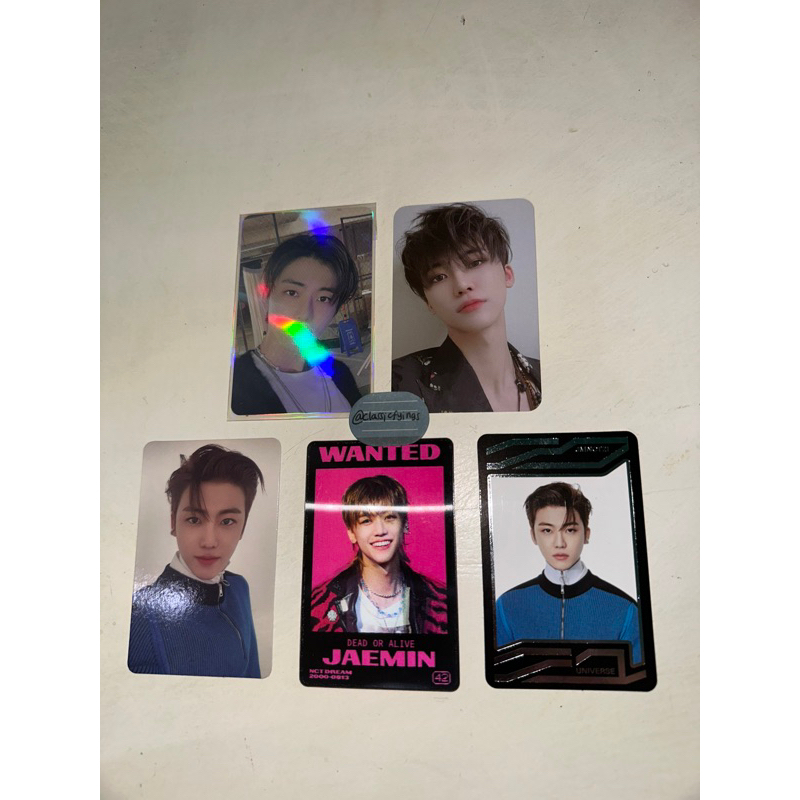 Jaemin Photocard PC Hot Sayce Keyring YGM Global Universe Photobook Card UC
