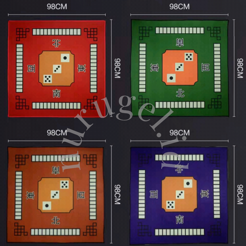 Karpet Mahjong Large Non Bludru / Mahyong Carpet Alas Meja Maciok