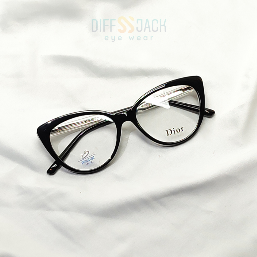 Kacamata Cat Eye Motif Bisa Req Photochromic