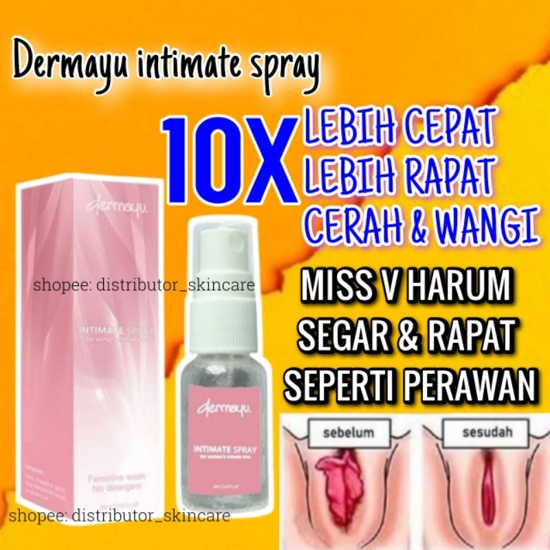 DERMAYU INTIMATE SPRAY 100% ORIGINAL / DERMAYU INTIMATE SPRAY KEWANITAAN ORIGINAL BPOM / Dermayu Intimate Spray 100% Original / Penghilang Keputihan Wanita / Perapat Missv Perempuan