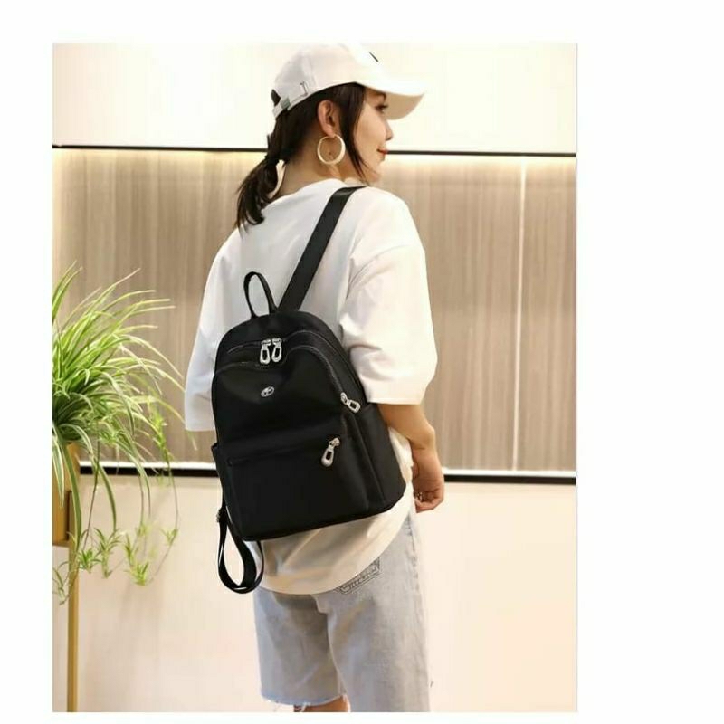 Tas Bacpack Wanita / Tas Ransel Cewek Motif Chibao