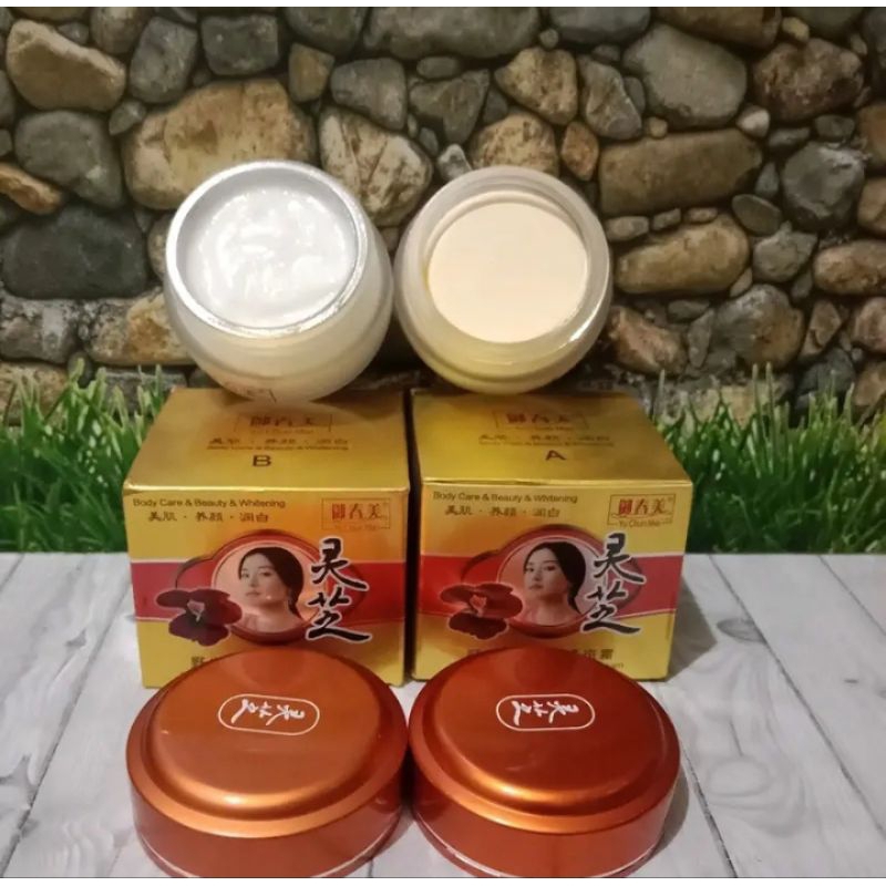 Cream Yu Chen Mei/Yu Chen mei Ganoderma kemasan Gold/Yu Chen Mei import