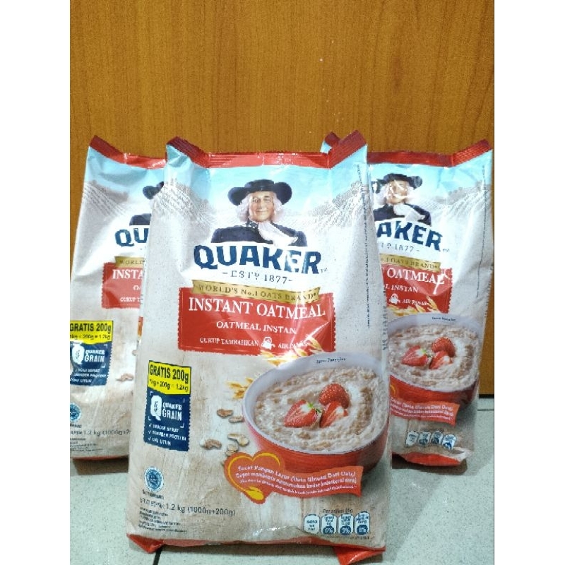 

Quaker Instant Oatmeal 1,2kg 1200gr murah quaker oatmeal