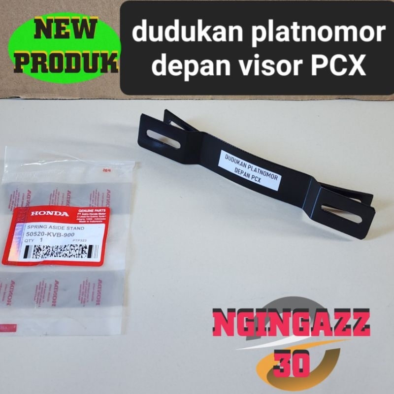 dudukan breket plat nomor depan PCX 150 PCX 160 CBU