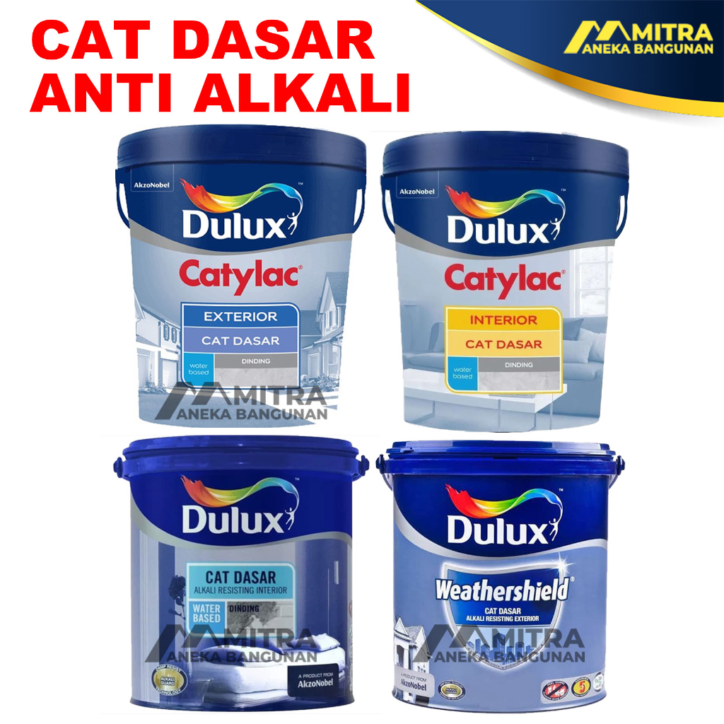 CAT DASAR TEMBOK ANTI ALKALI DULUX WEATHERSHIELD CATYLAC ALKALI RESISTING PRIMER / SEALER TEMBOK