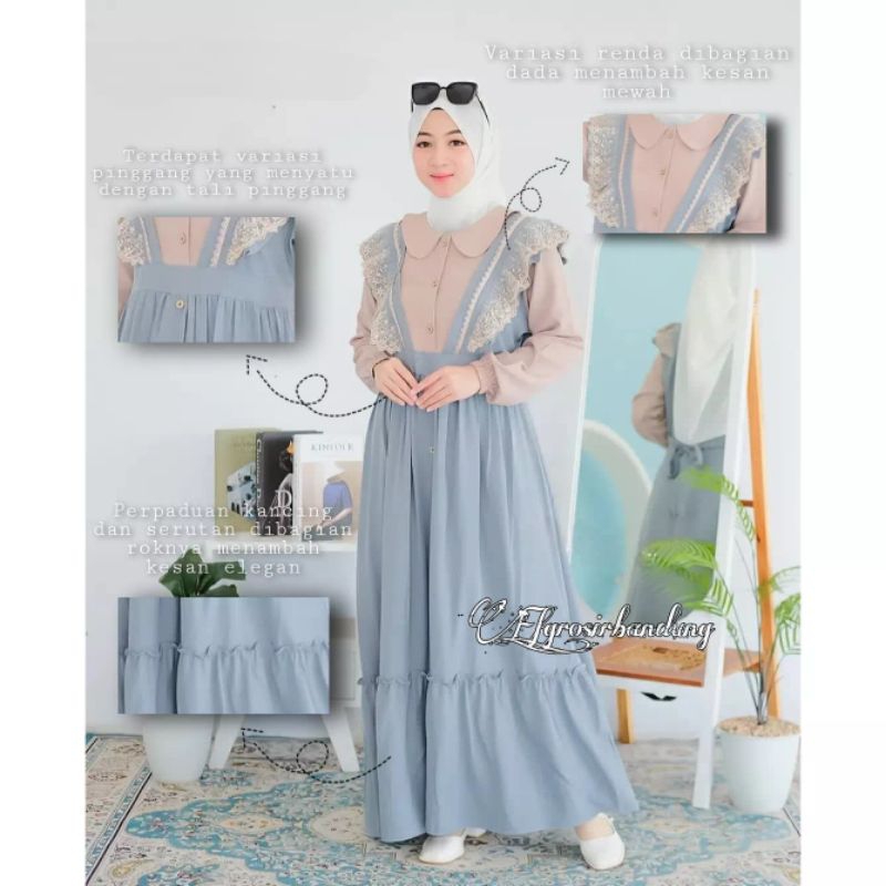 gamis jihan dress lebaran // gamis lirra dress // aleyya dress