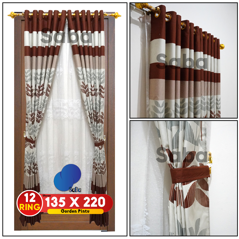 PROMO MURAH BEST SELLER GORDEN PINTU DAN JENDELA // SMOKERING MOTIF KARAKTER AESTHETIC (ring12)