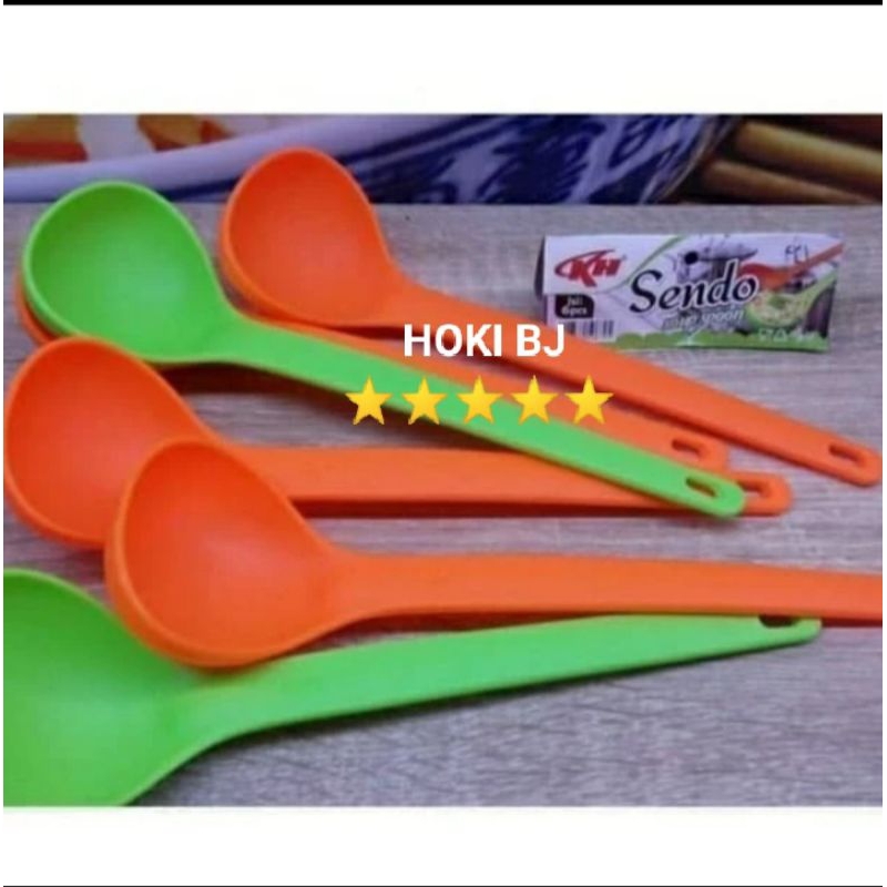 Irus Sayur Kecil Plastik / Centong Sayur Kecil/ 2 pcs