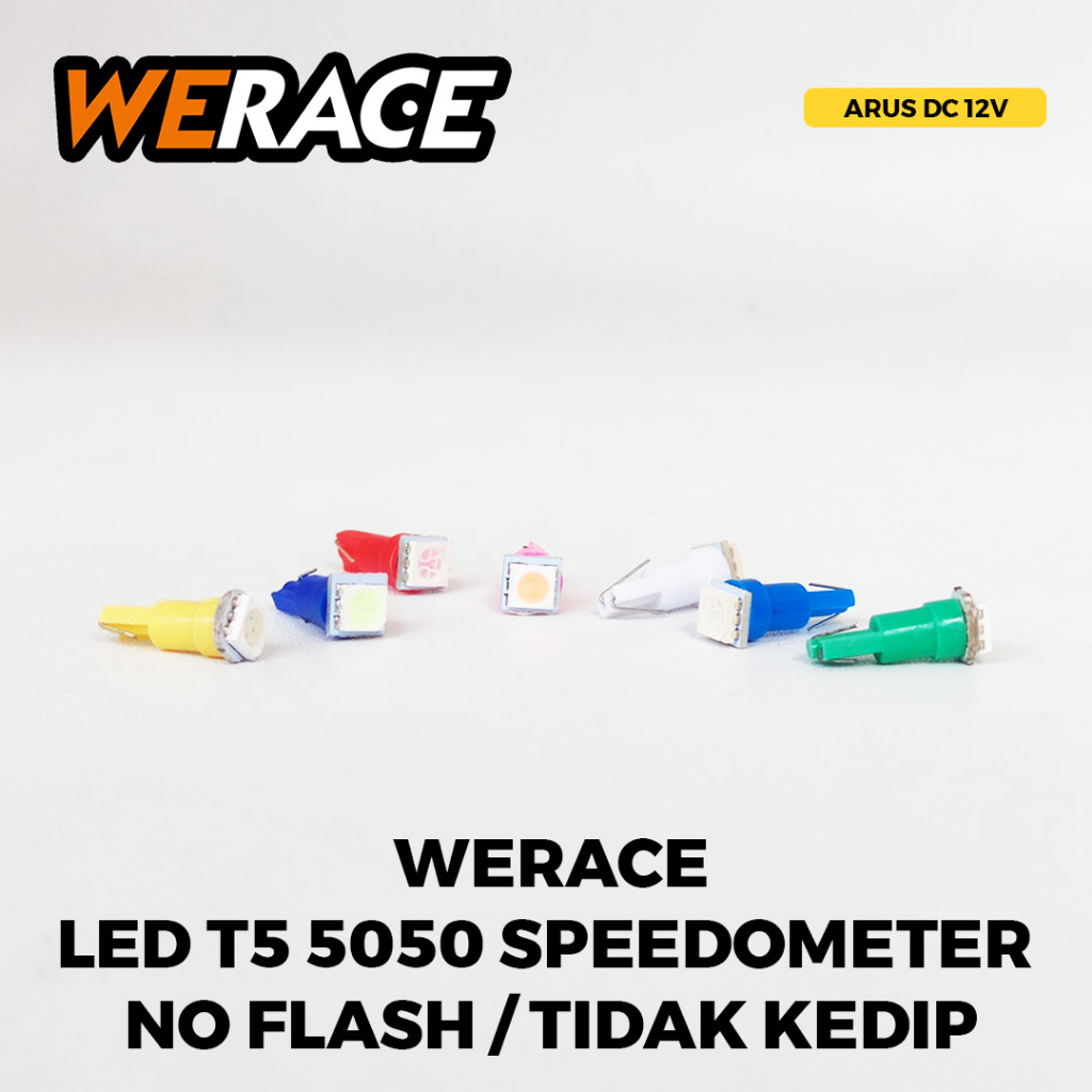 [WERACE] LED T5 5050 LAMPU SPEEDO SPEEDOMETER / NO FLASH / TIDAK KEDIP