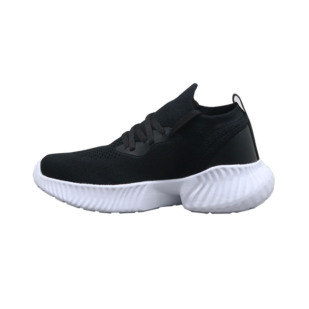 Precise Flexnit Kurven JT Sepatu Sneakers Kets Anak Sekolah - Black/White